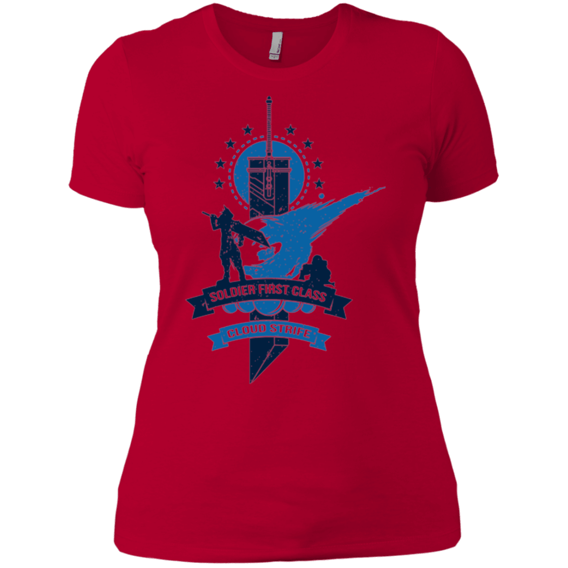 T-Shirts Red / X-Small Cloud Strife White Women's Premium T-Shirt