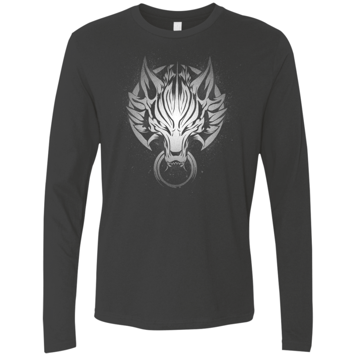 Cloudy Wolf Men's Premium Long Sleeve