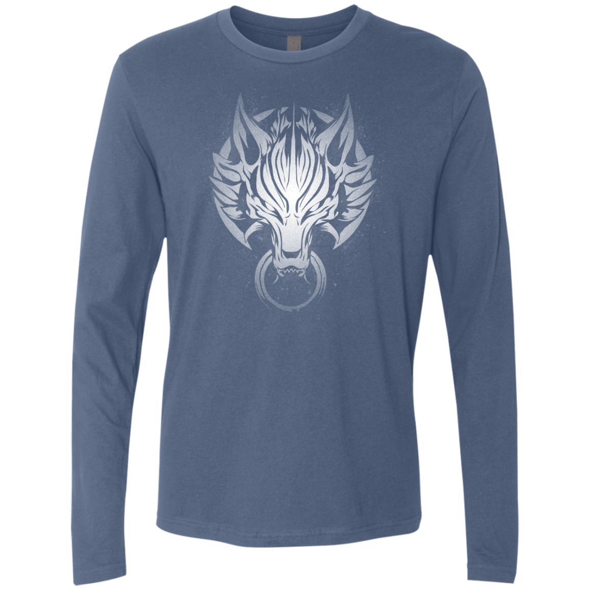 Cloudy Wolf Men's Premium Long Sleeve
