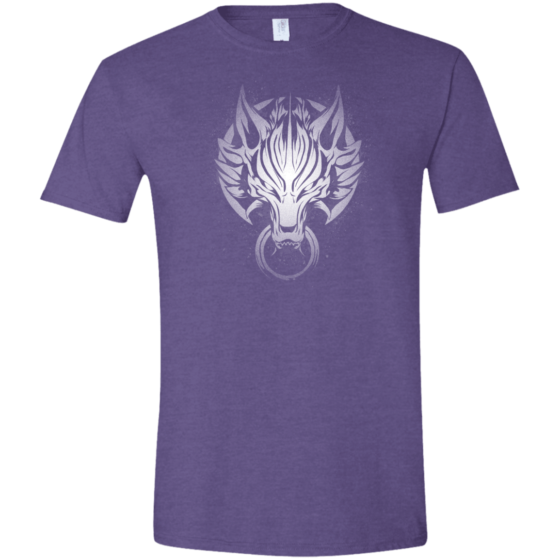 T-Shirts Heather Purple / S Cloudy Wolf Men's Semi-Fitted Softstyle