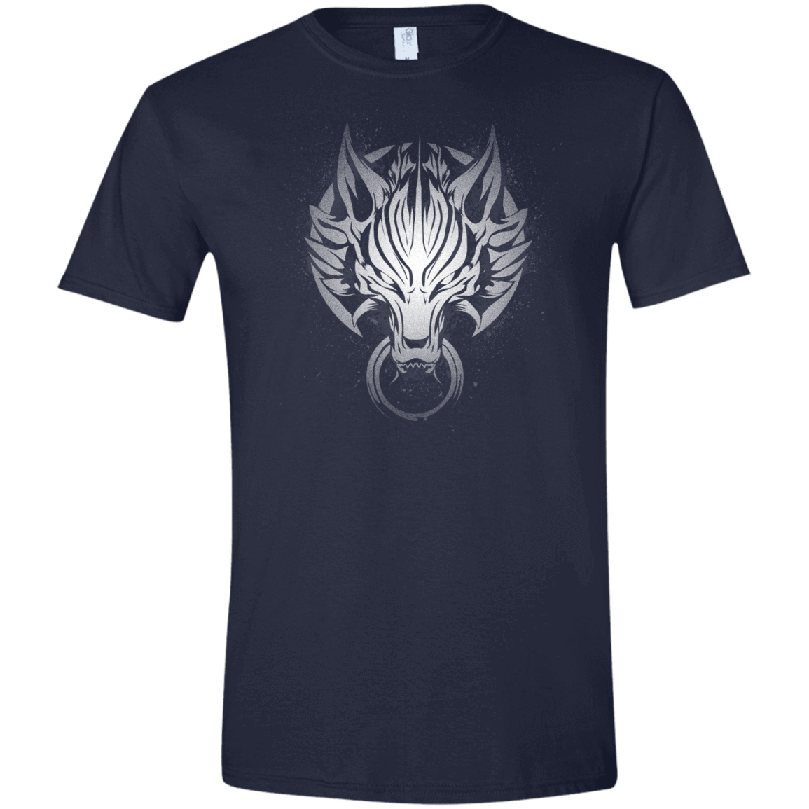 T-Shirts Navy / X-Small Cloudy Wolf Men's Semi-Fitted Softstyle