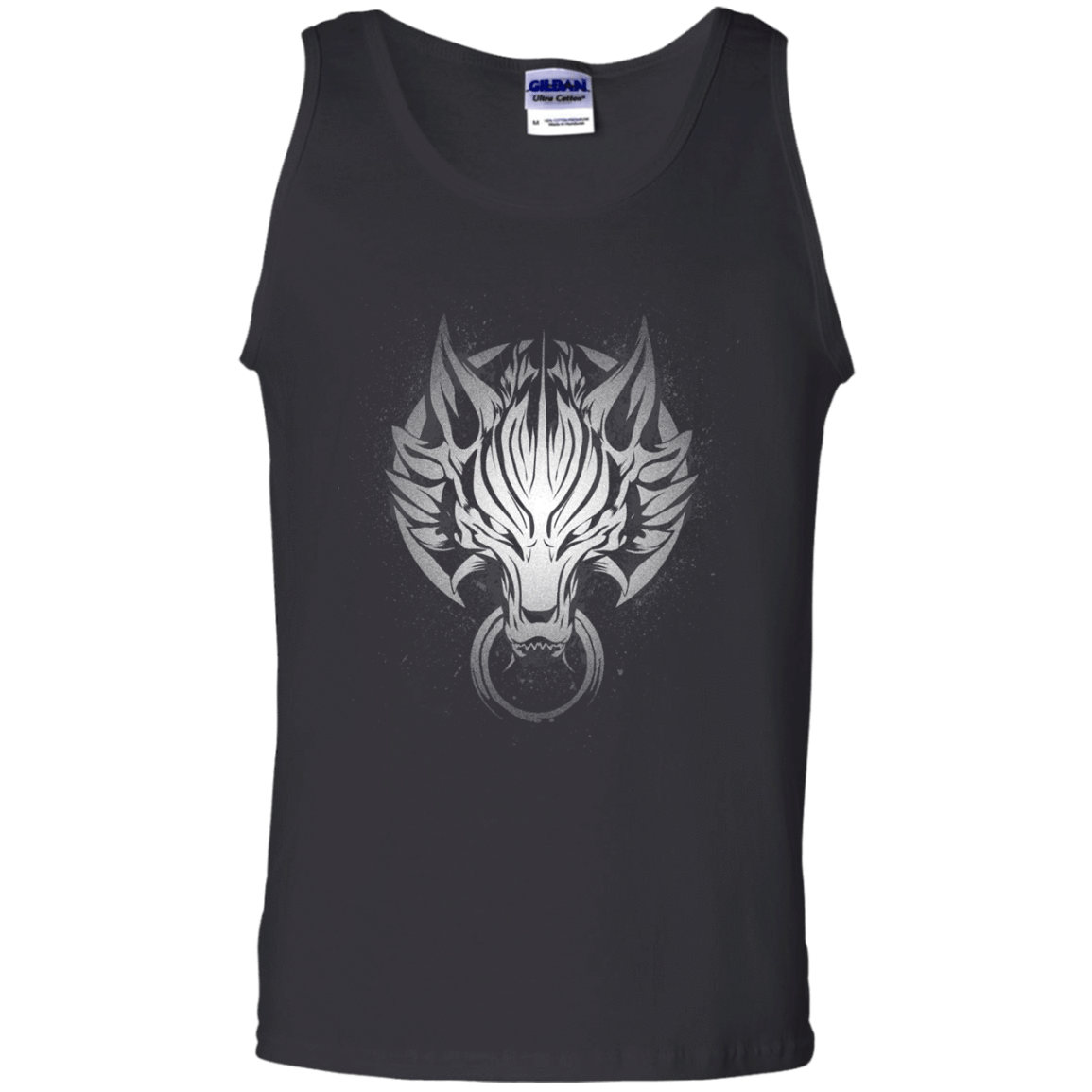 T-Shirts Black / S Cloudy Wolf Men's Tank Top