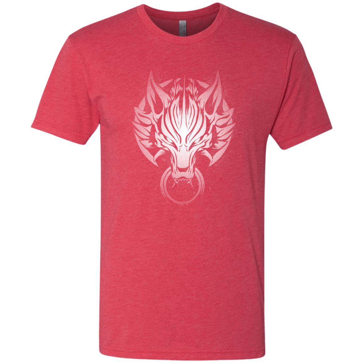 T-Shirts Vintage Red / S Cloudy Wolf Men's Triblend T-Shirt