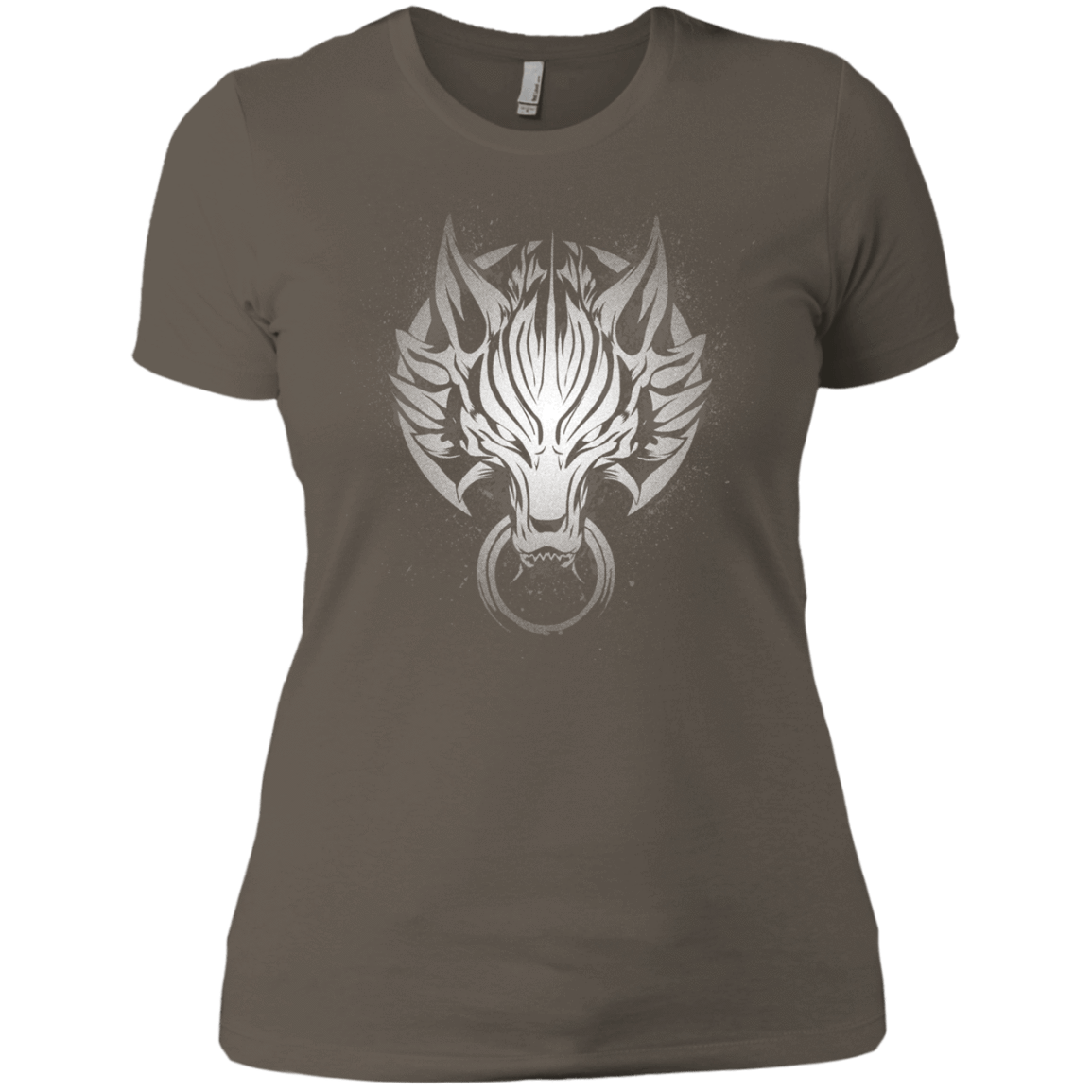 T-Shirts Warm Grey / X-Small Cloudy Wolf Women's Premium T-Shirt