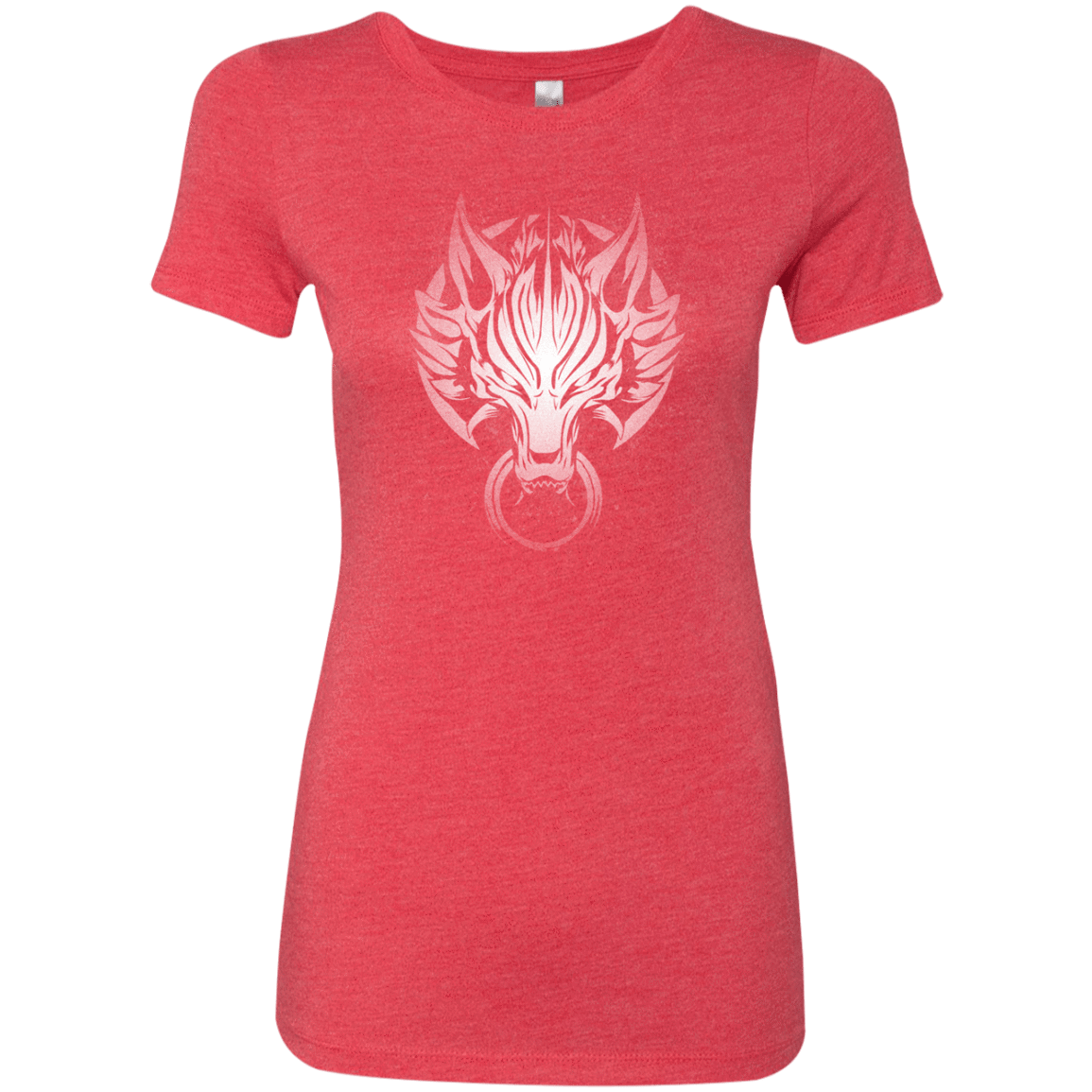 T-Shirts Vintage Red / S Cloudy Wolf Women's Triblend T-Shirt