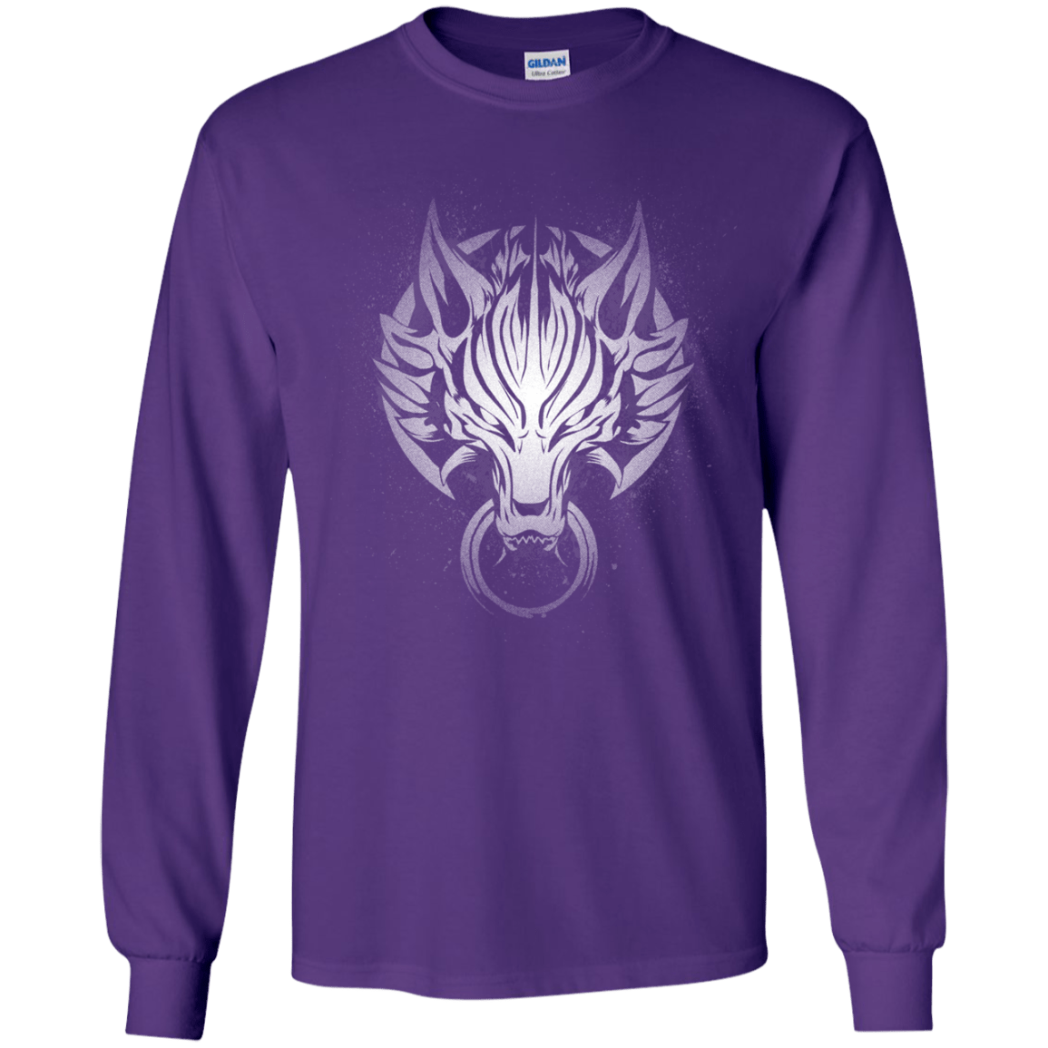 Cloudy Wolf Youth Long Sleeve T-Shirt