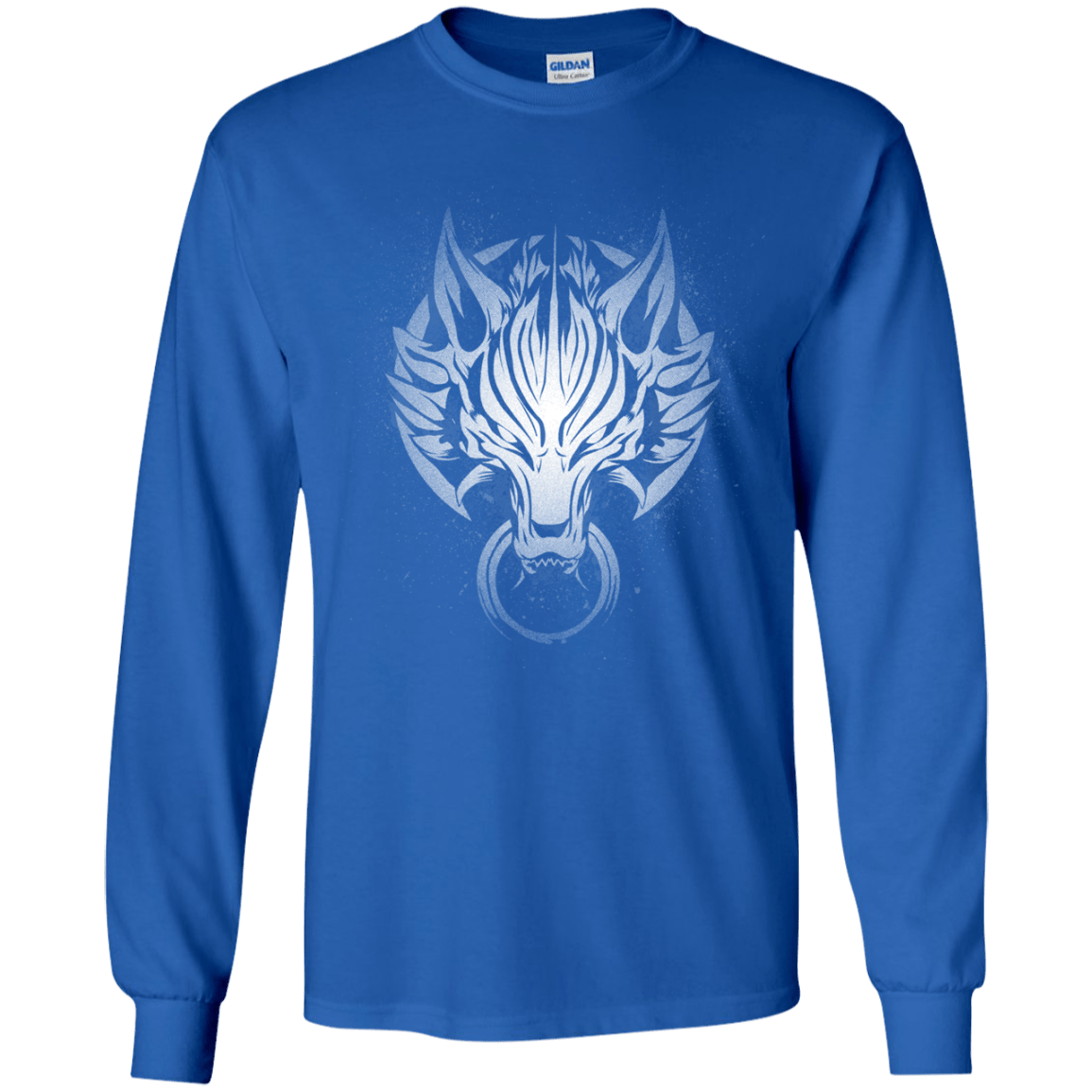 Cloudy Wolf Youth Long Sleeve T-Shirt