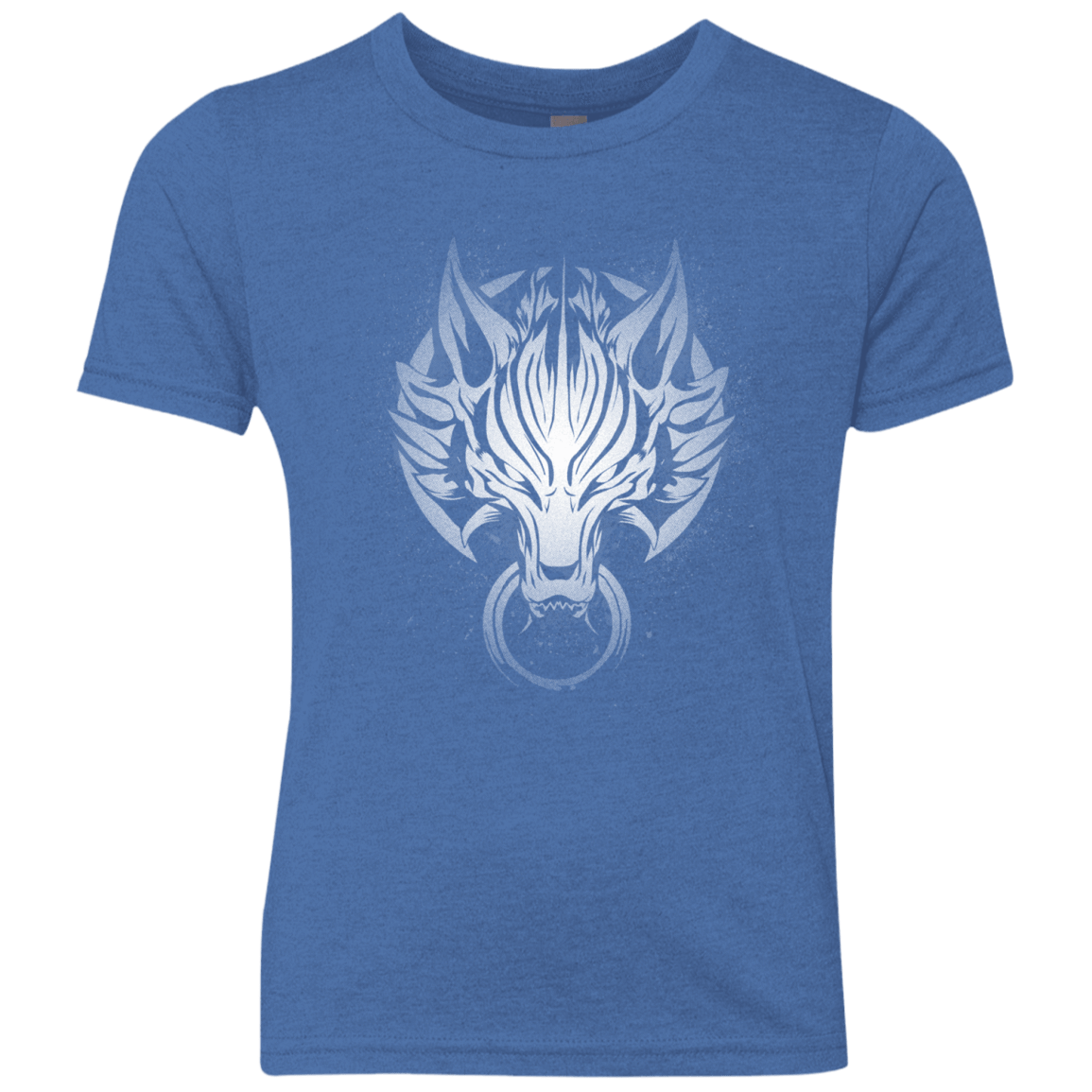 T-Shirts Vintage Royal / YXS Cloudy Wolf Youth Triblend T-Shirt