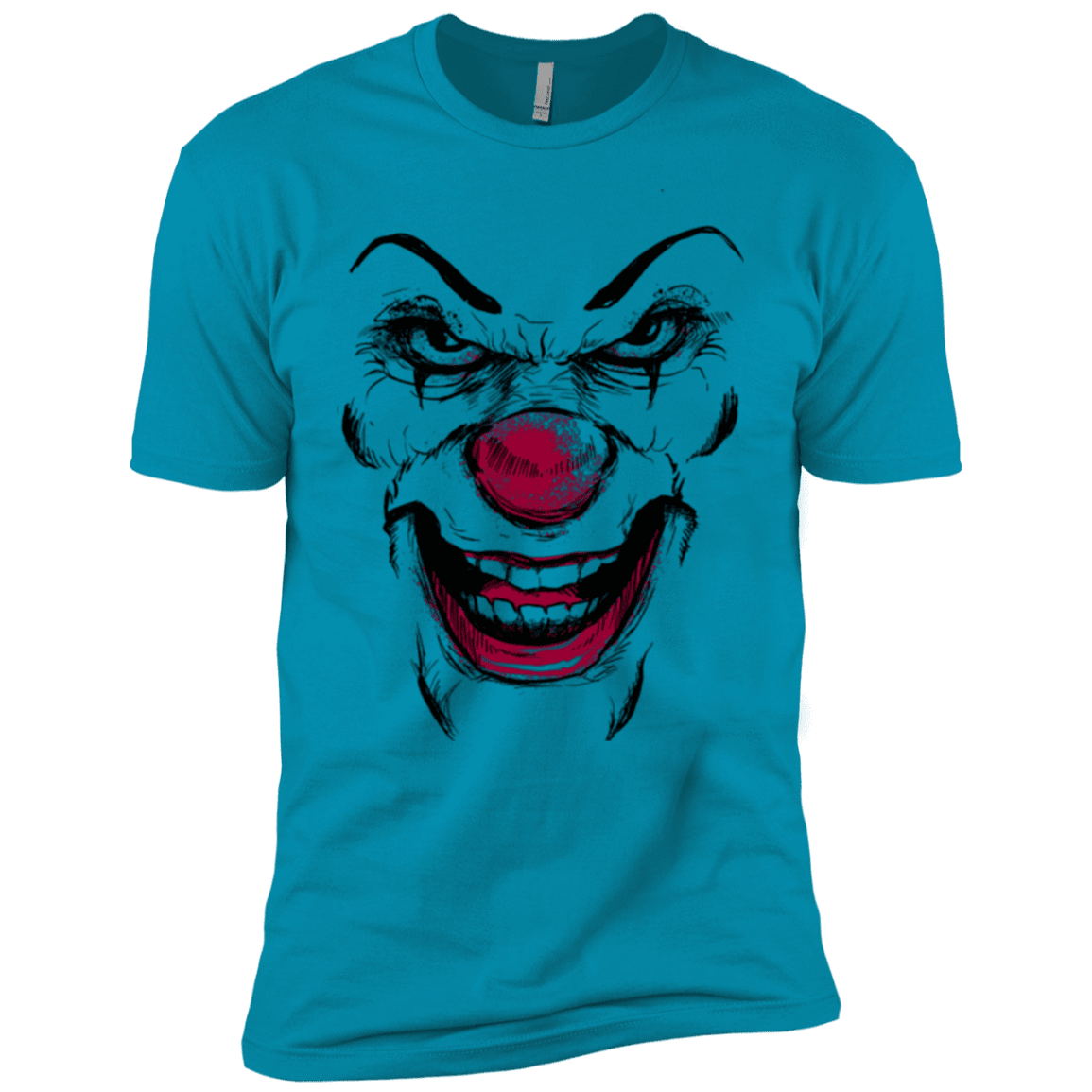 T-Shirts Turquoise / YXS Clown Face Boys Premium T-Shirt
