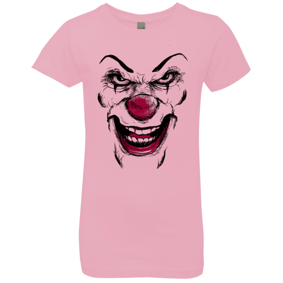 T-Shirts Light Pink / YXS Clown Face Girls Premium T-Shirt