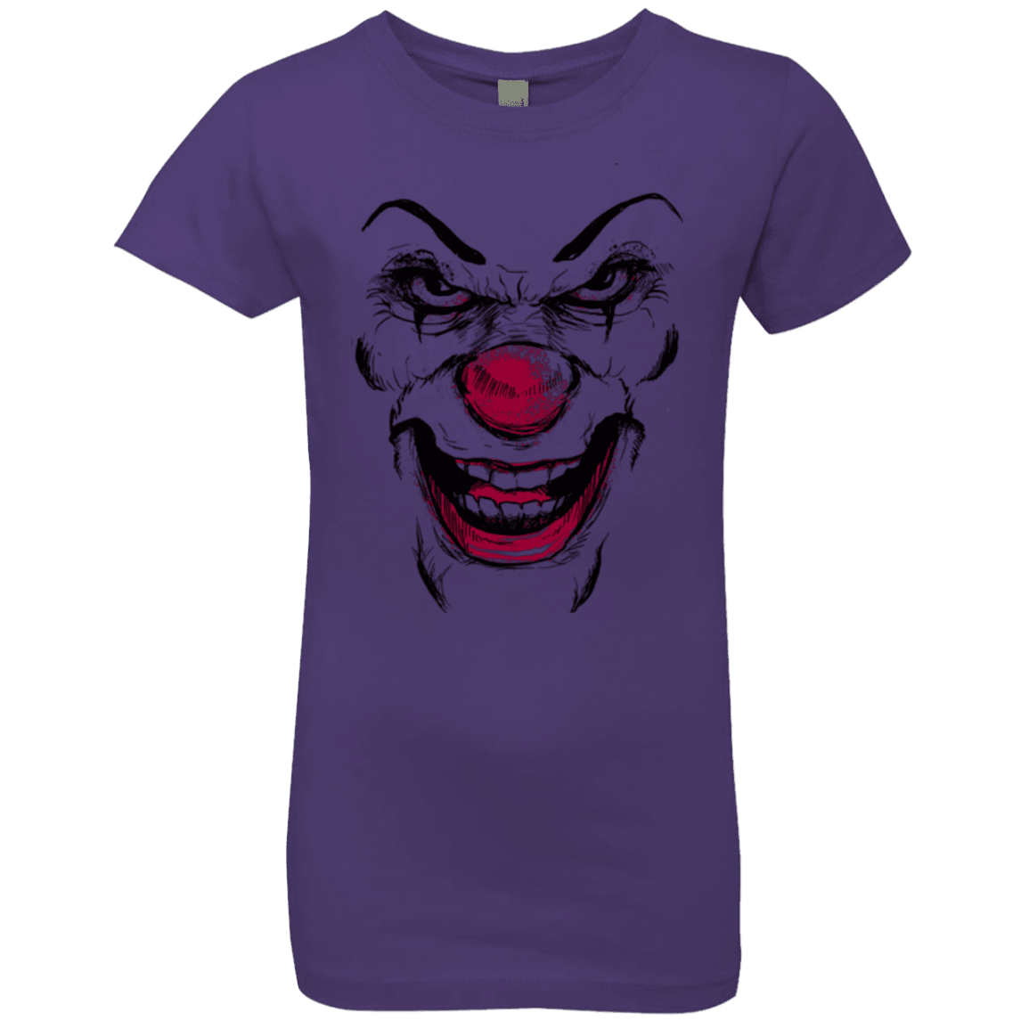 T-Shirts Purple Rush / YXS Clown Face Girls Premium T-Shirt