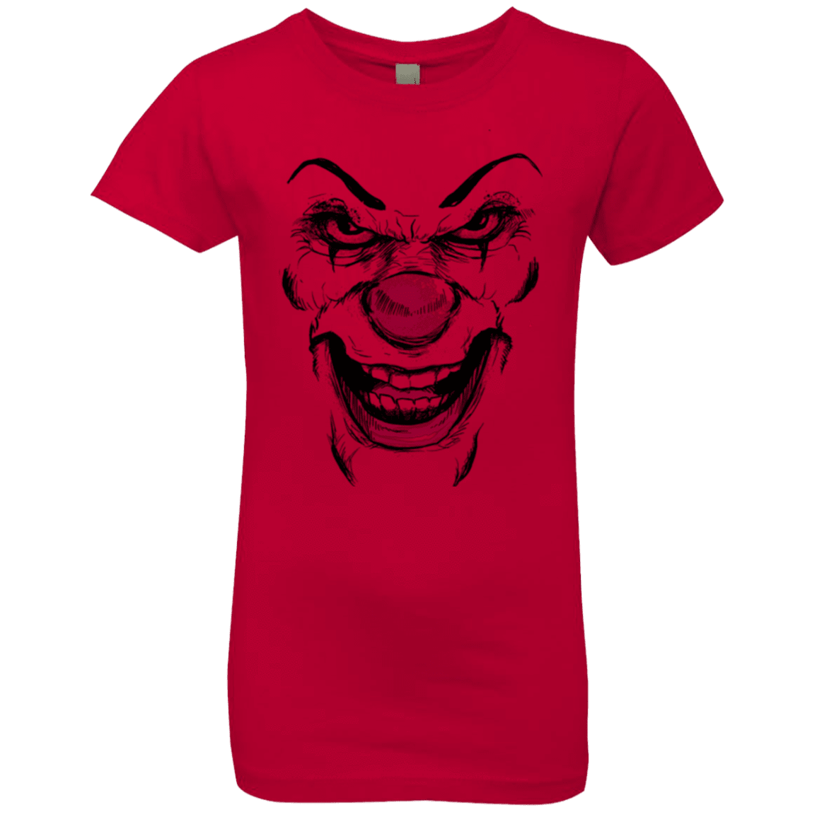 T-Shirts Red / YXS Clown Face Girls Premium T-Shirt