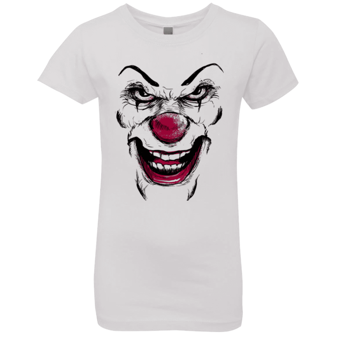 T-Shirts White / YXS Clown Face Girls Premium T-Shirt
