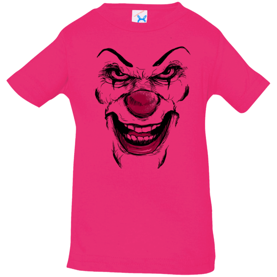 T-Shirts Hot Pink / 6 Months Clown Face Infant Premium T-Shirt