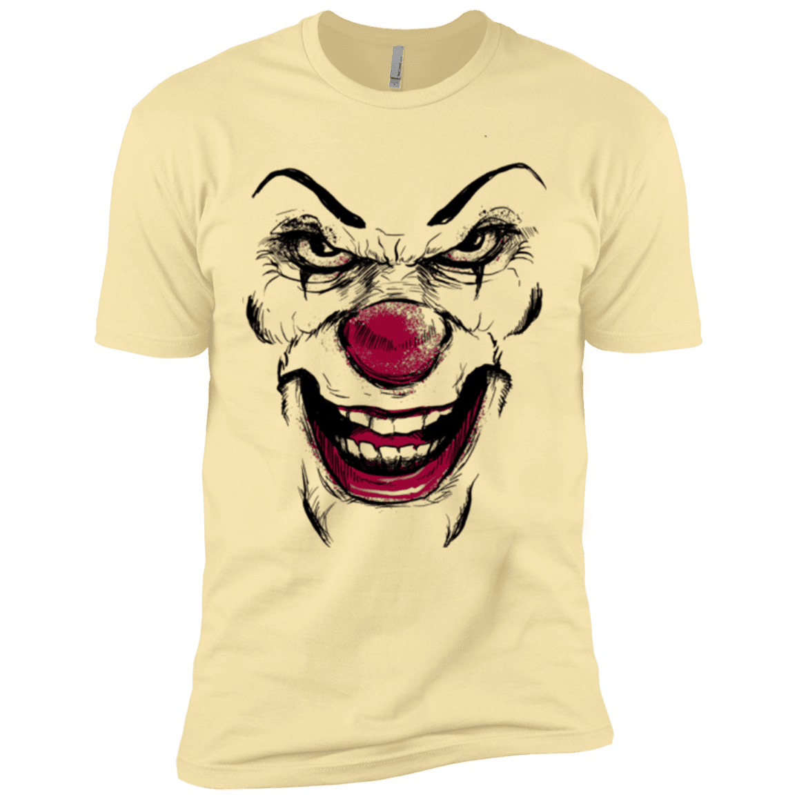 T-Shirts Banana Cream / X-Small Clown Face Men's Premium T-Shirt