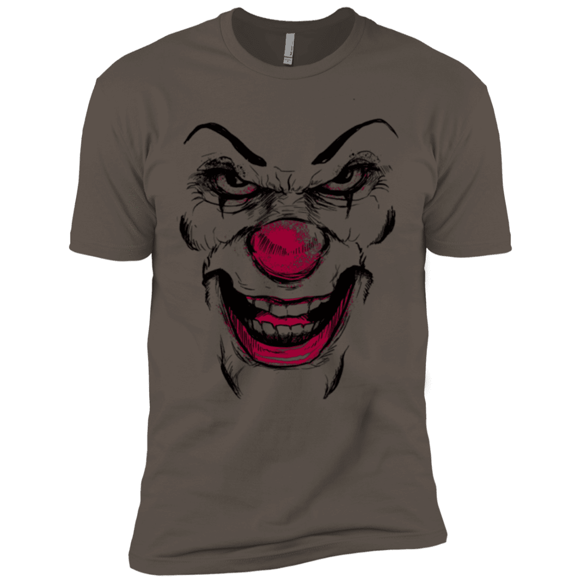 T-Shirts Warm Grey / X-Small Clown Face Men's Premium T-Shirt