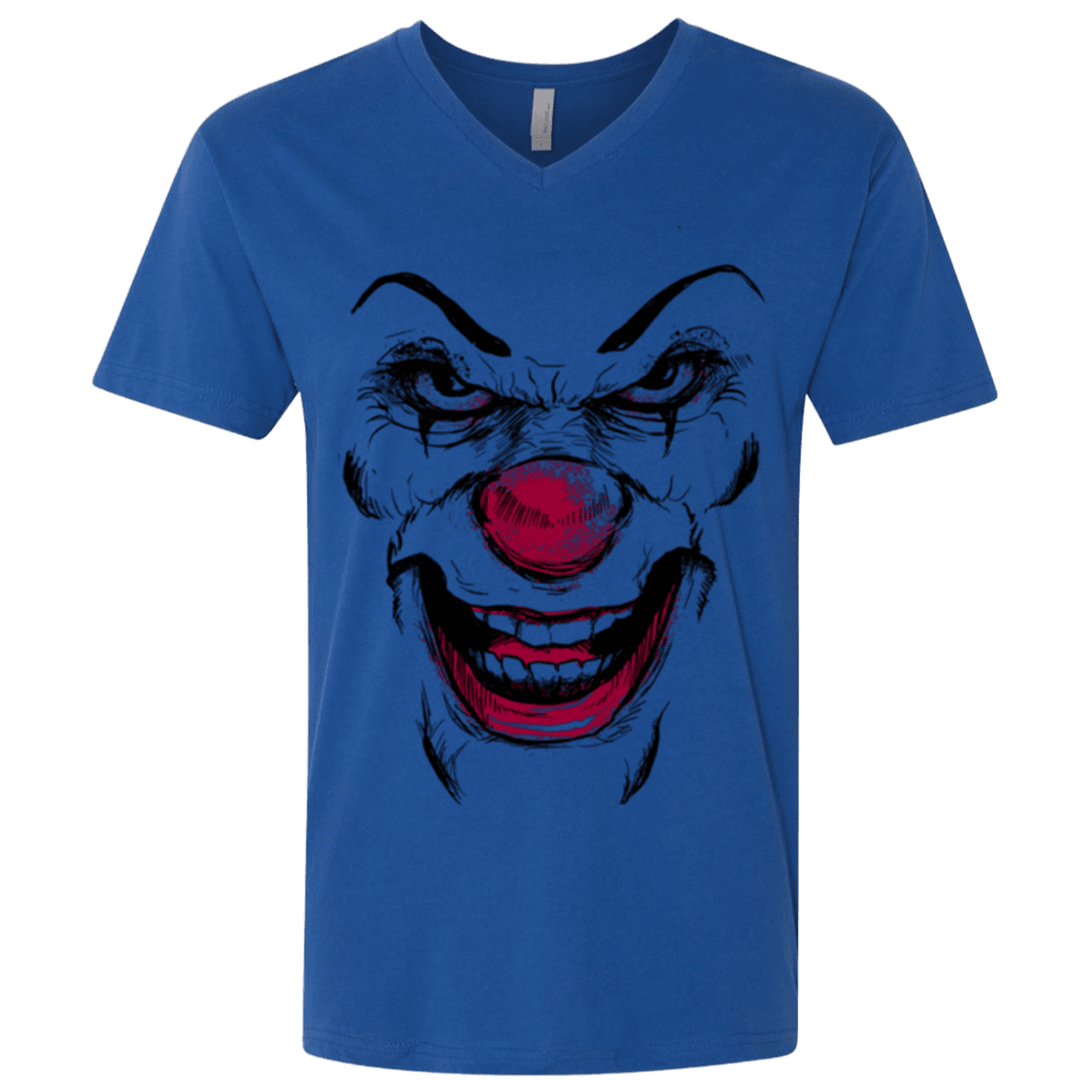 T-Shirts Royal / X-Small Clown Face Men's Premium V-Neck
