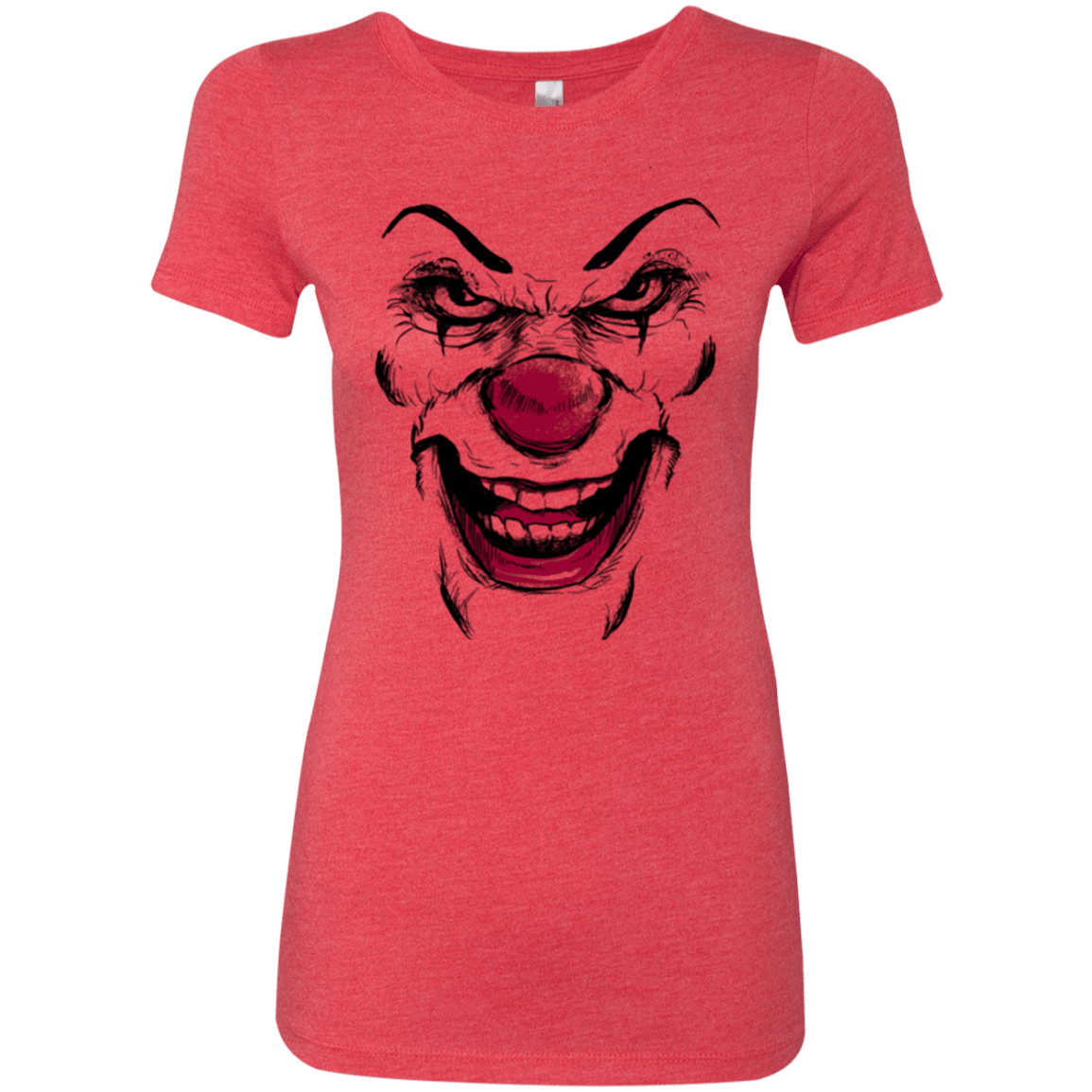 T-Shirts Vintage Red / Small Clown Face Women's Triblend T-Shirt