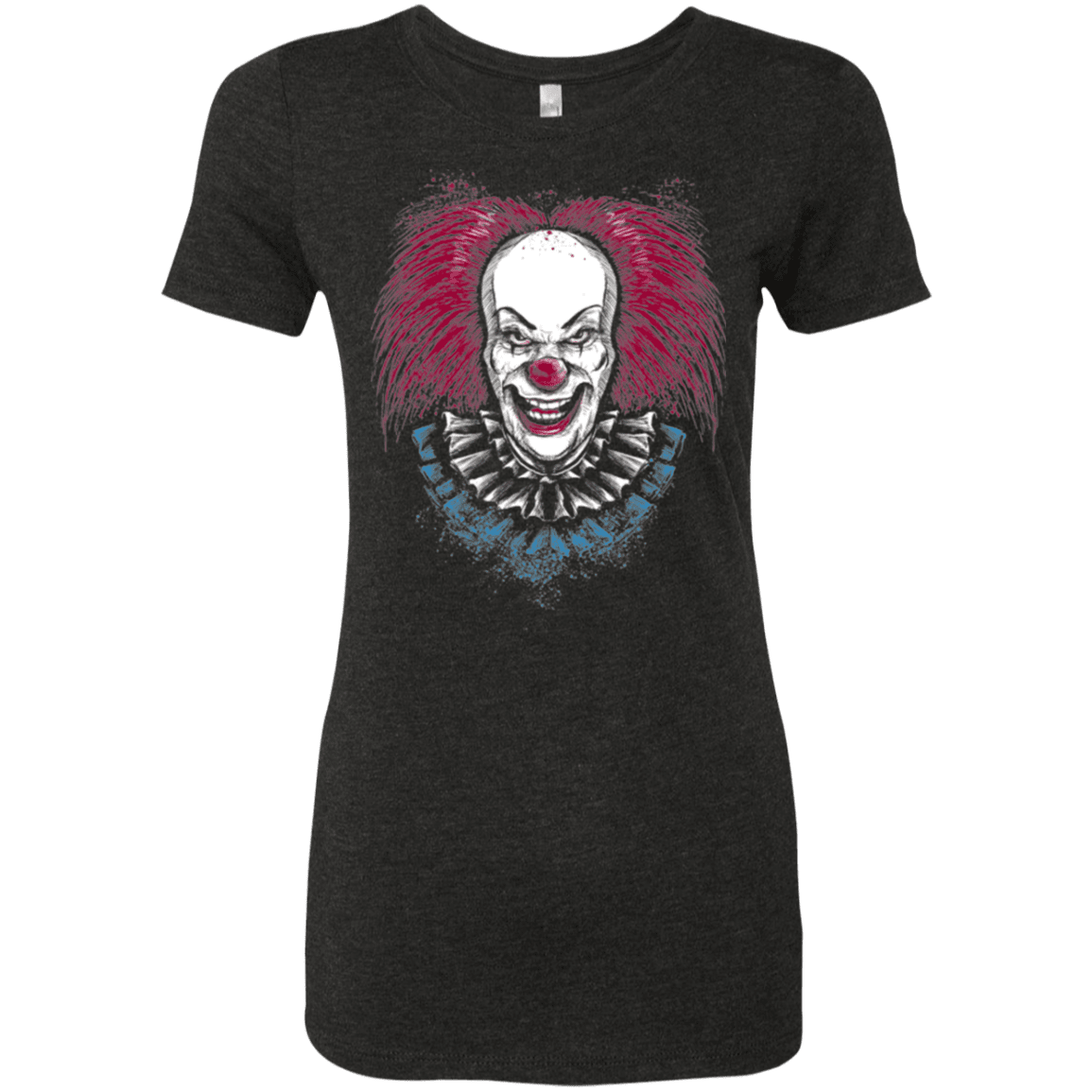 T-Shirts Vintage Black / Small Clown Horror Women's Triblend T-Shirt
