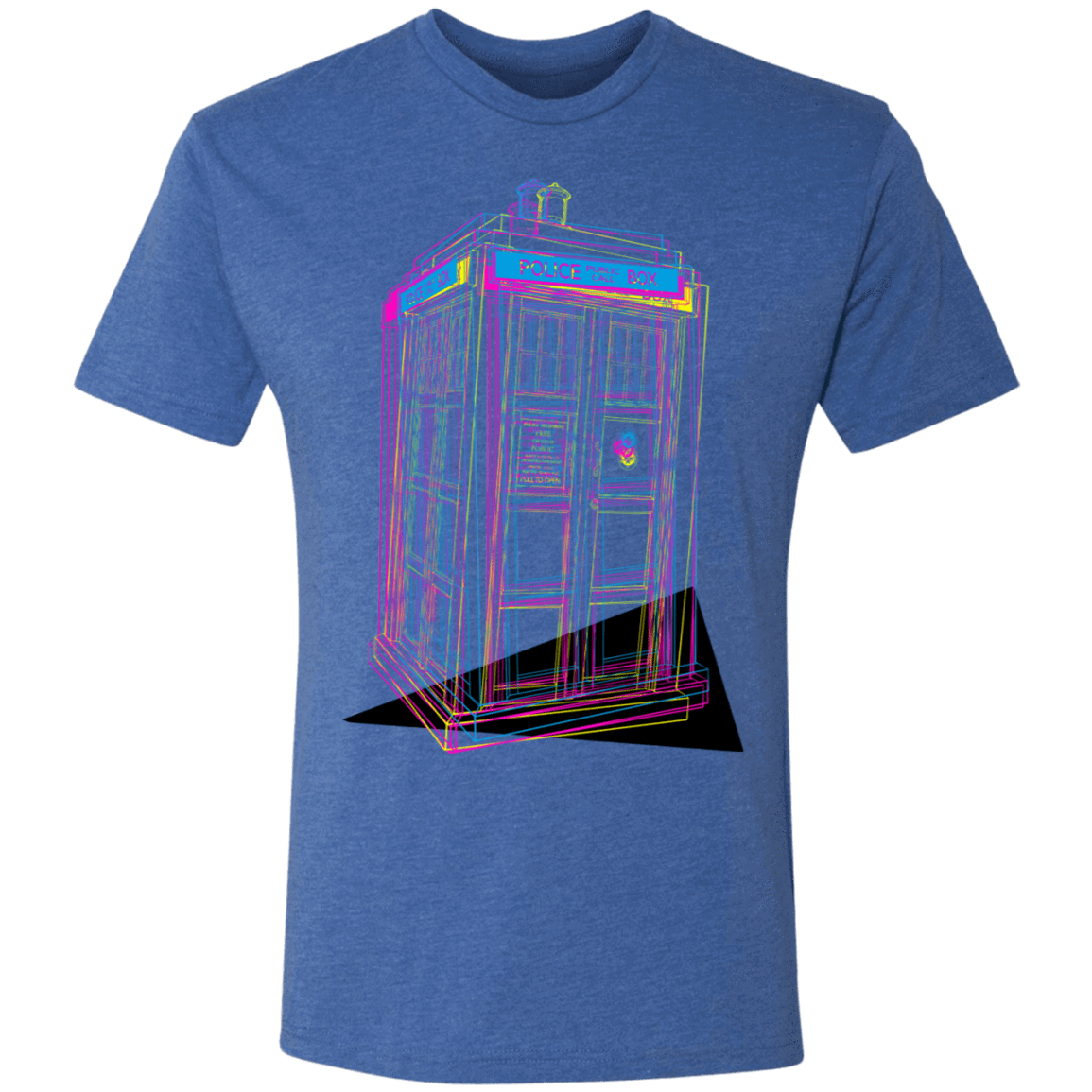 T-Shirts Vintage Royal / S CMY Box Men's Triblend T-Shirt