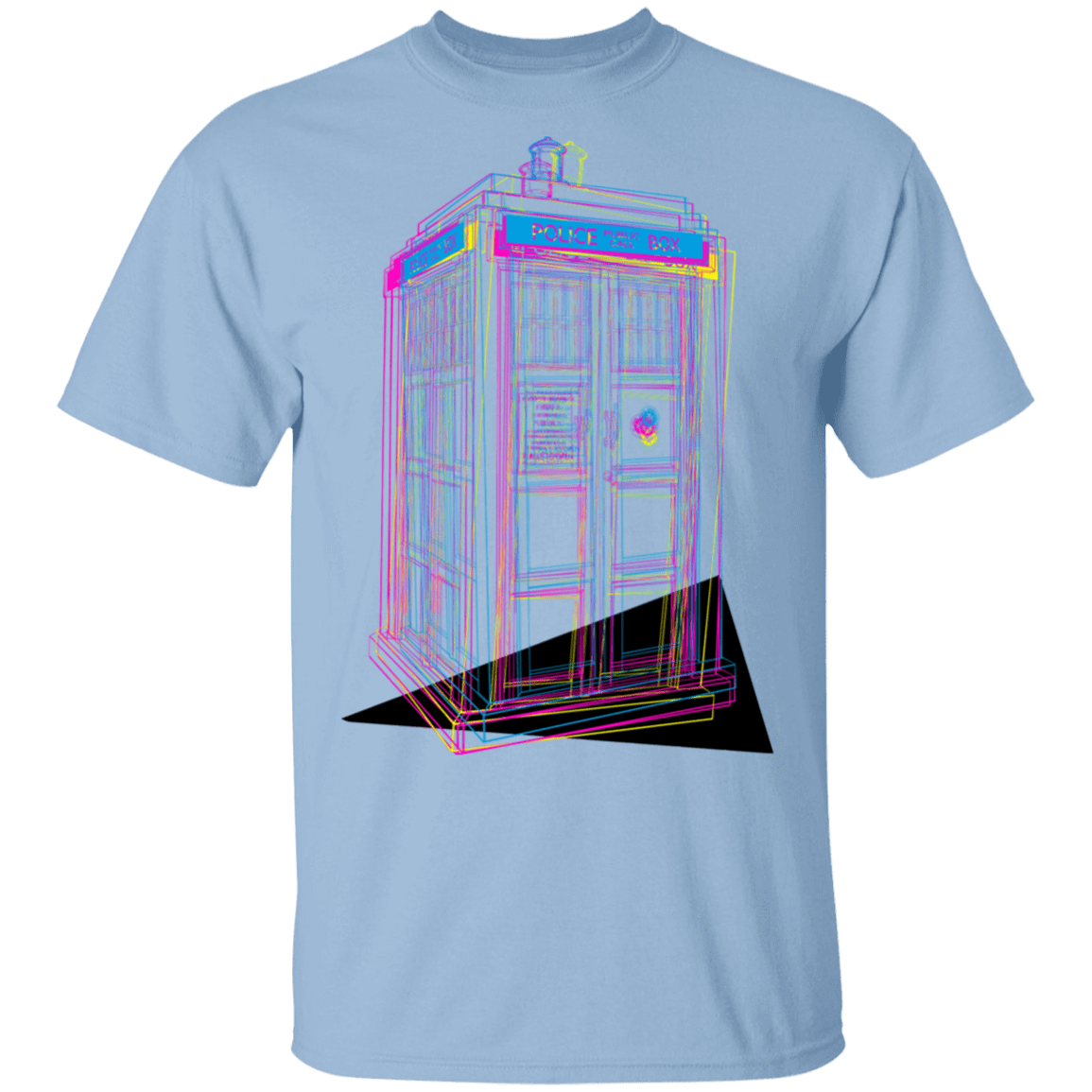 T-Shirts Light Blue / S CMY Box T-Shirt