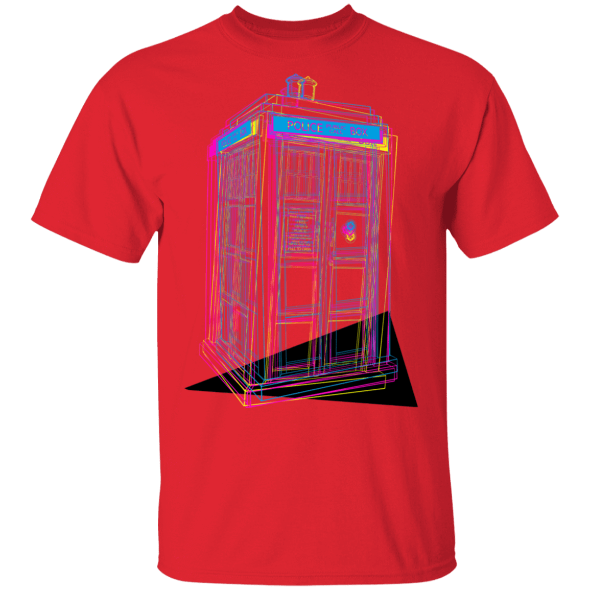 T-Shirts Red / S CMY Box T-Shirt