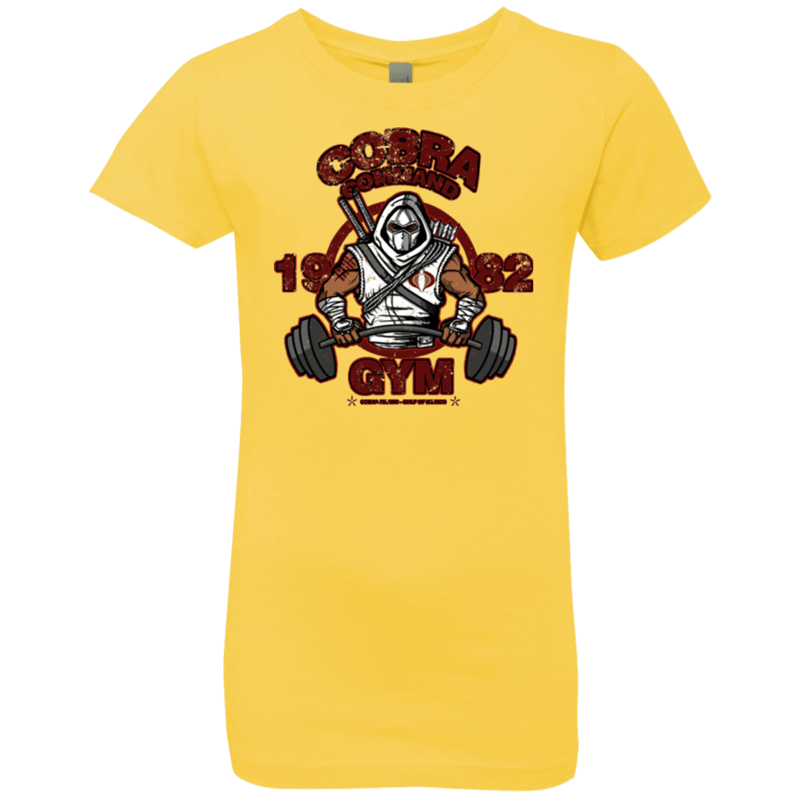 T-Shirts Vibrant Yellow / YXS Cobra Command Gym Girls Premium T-Shirt