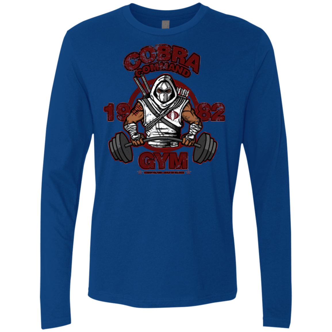 T-Shirts Royal / Small Cobra Command Gym Men's Premium Long Sleeve