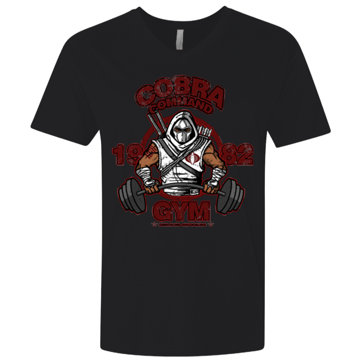 T-Shirts Black / X-Small Cobra Command Gym Men's Premium V-Neck
