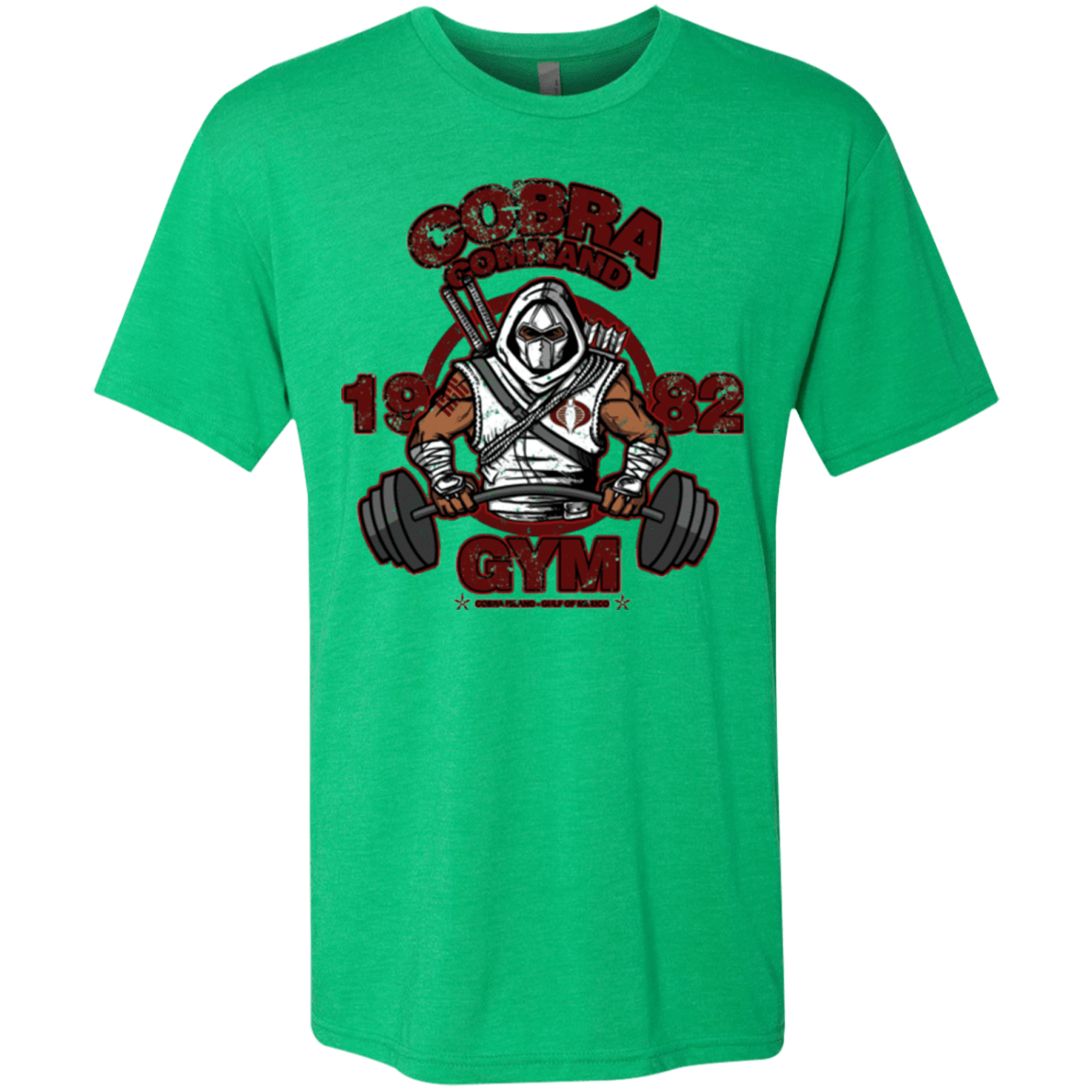 T-Shirts Envy / Small Cobra Command Gym Men's Triblend T-Shirt