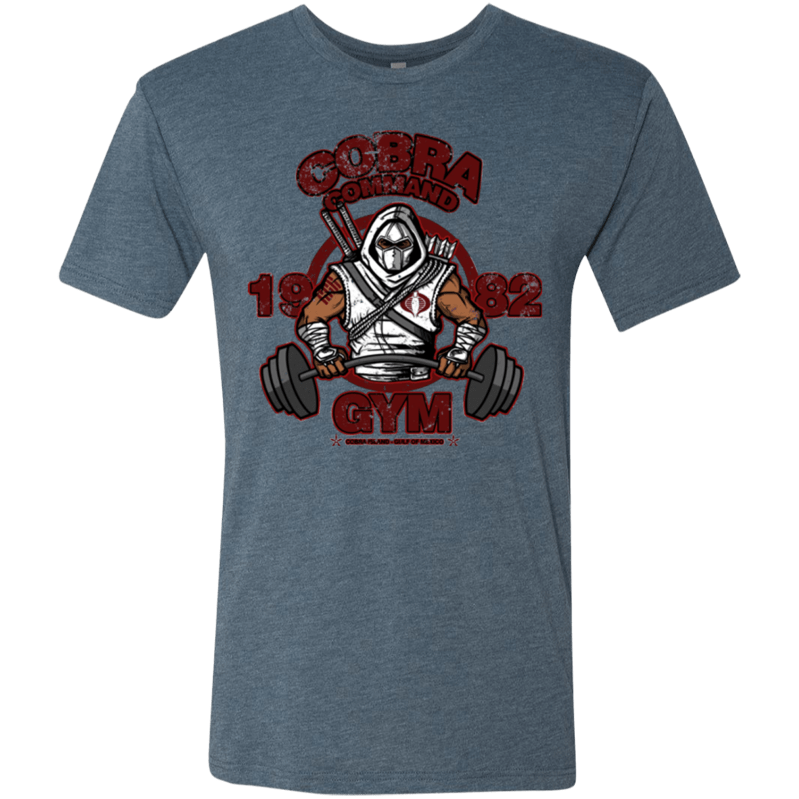 T-Shirts Indigo / Small Cobra Command Gym Men's Triblend T-Shirt