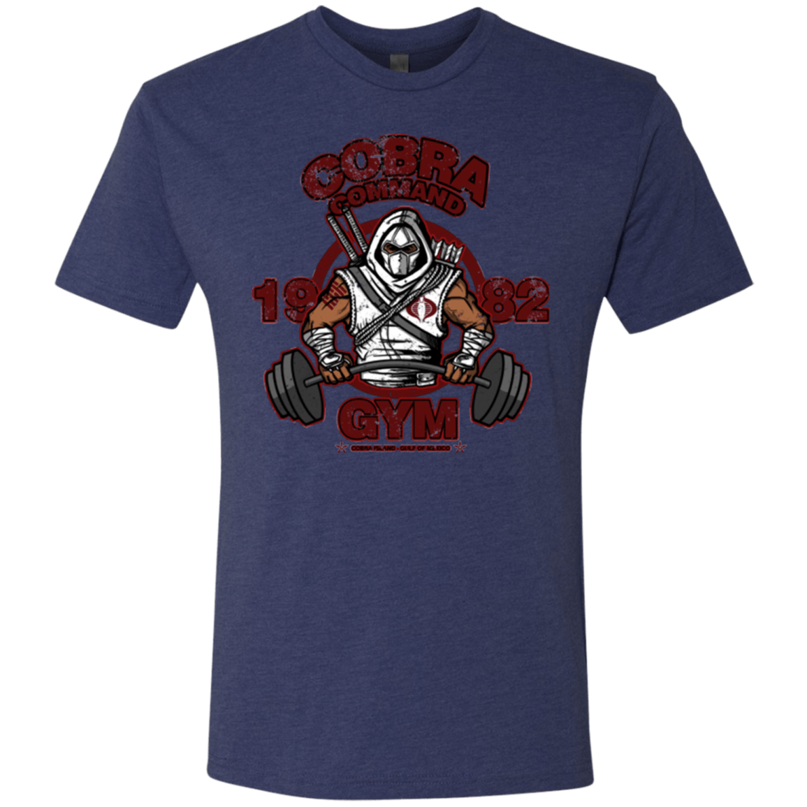 T-Shirts Vintage Navy / Small Cobra Command Gym Men's Triblend T-Shirt