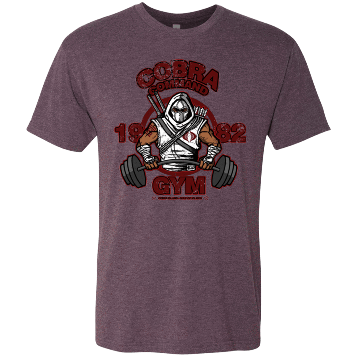T-Shirts Vintage Purple / Small Cobra Command Gym Men's Triblend T-Shirt