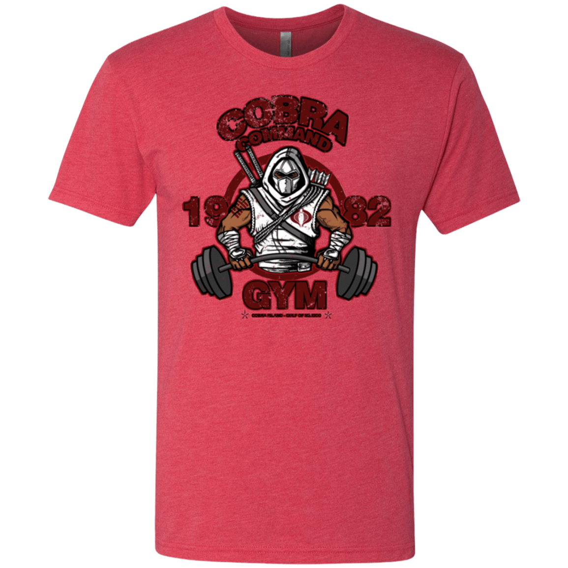 T-Shirts Vintage Red / Small Cobra Command Gym Men's Triblend T-Shirt