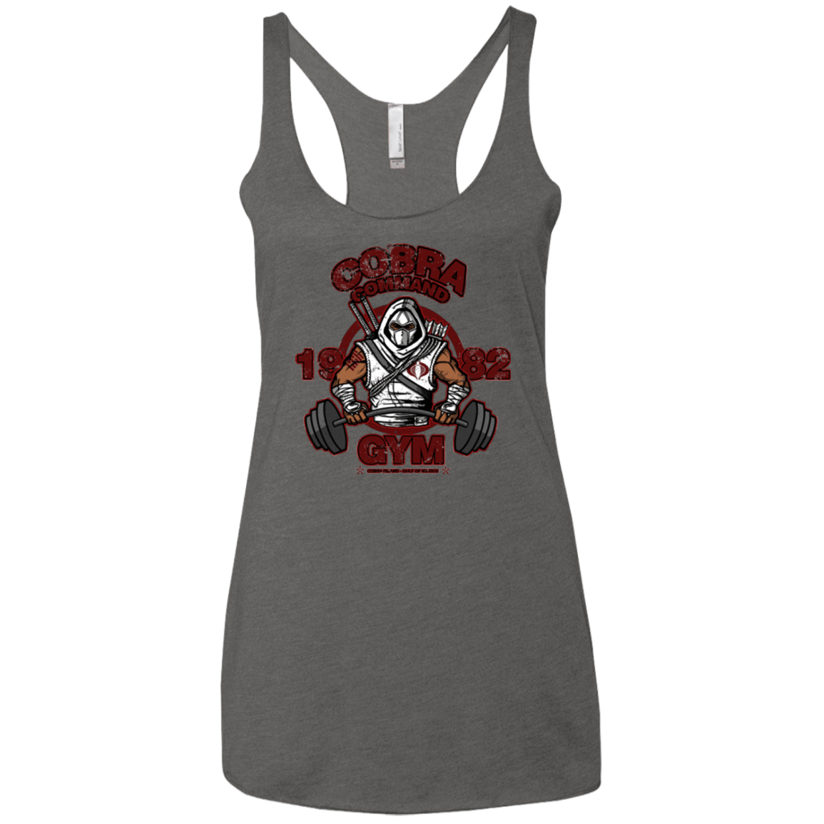T-Shirts Premium Heather / X-Small Cobra Command Gym Women's Triblend Racerback Tank