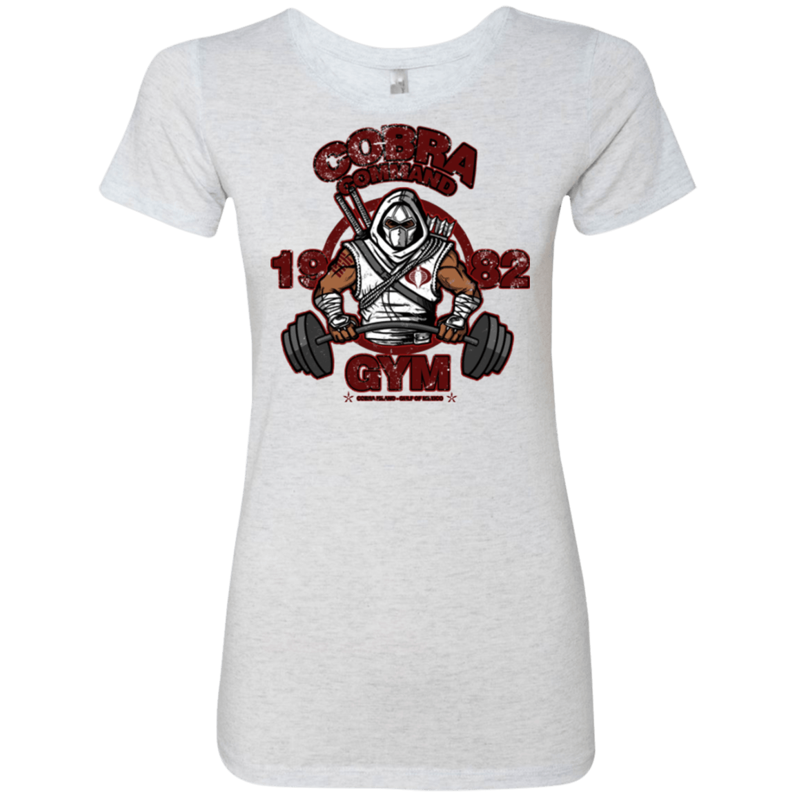 T-Shirts Heather White / Small Cobra Command Gym Women's Triblend T-Shirt