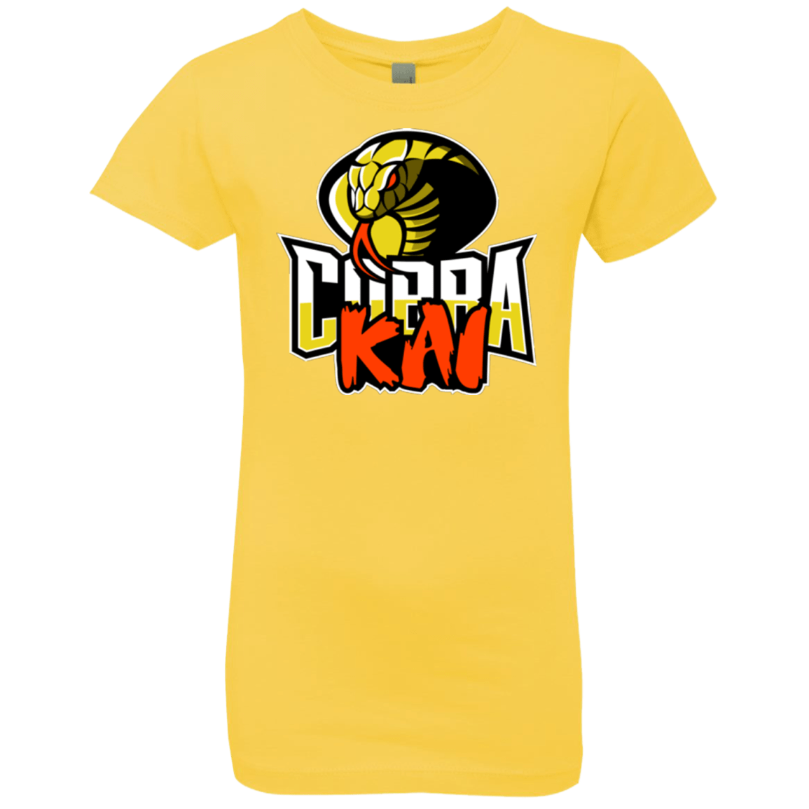 T-Shirts Vibrant Yellow / YXS COBRA KAI Girls Premium T-Shirt