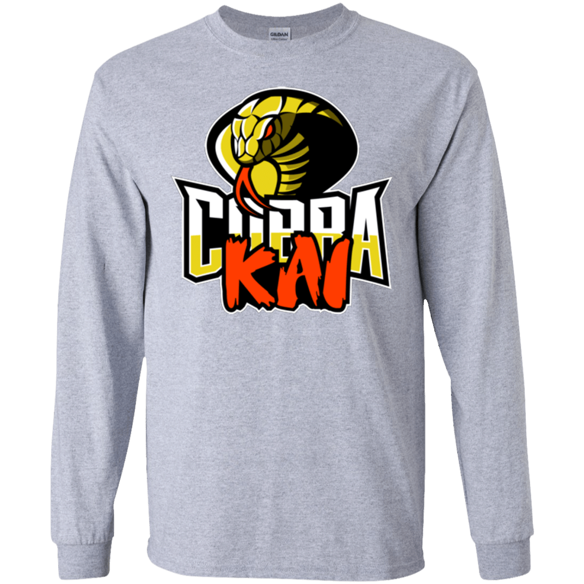T-Shirts Sport Grey / S COBRA KAI Men's Long Sleeve T-Shirt