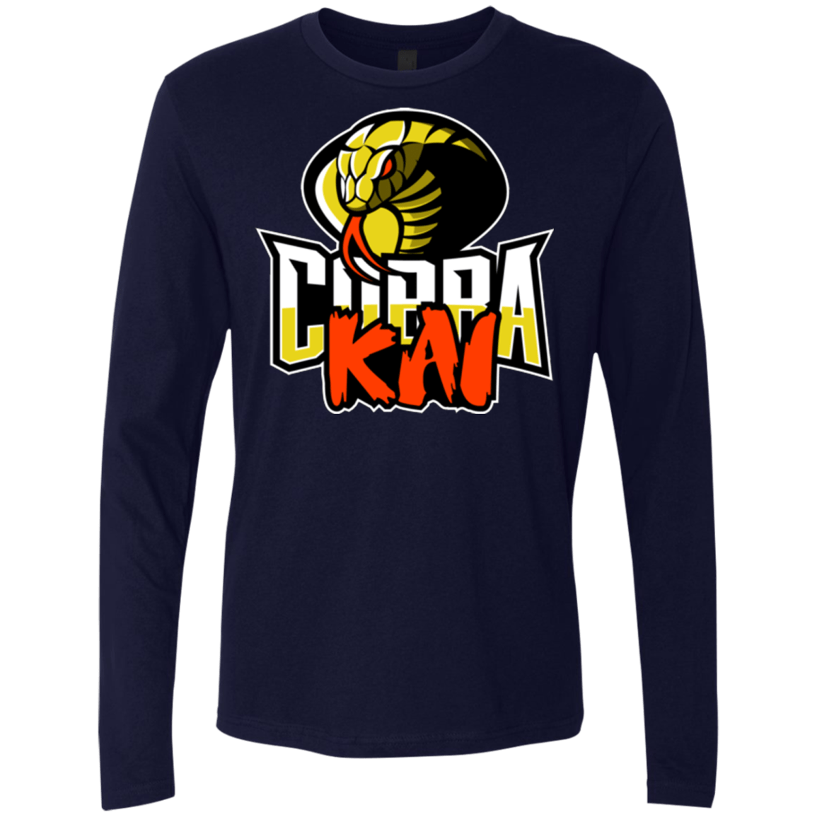 T-Shirts Midnight Navy / S COBRA KAI Men's Premium Long Sleeve