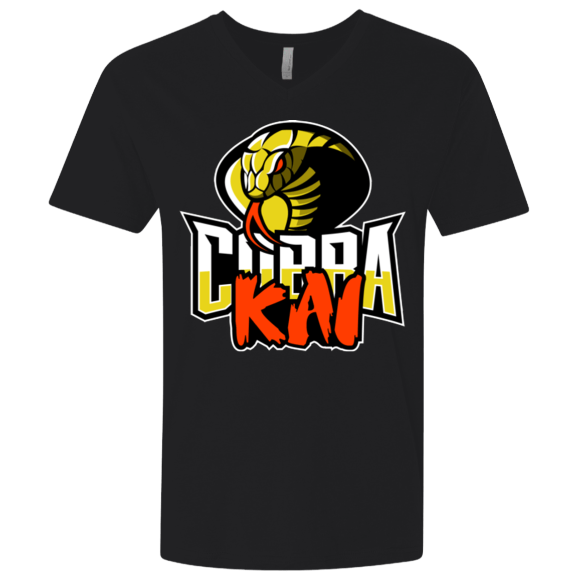 T-Shirts Black / X-Small COBRA KAI Men's Premium V-Neck