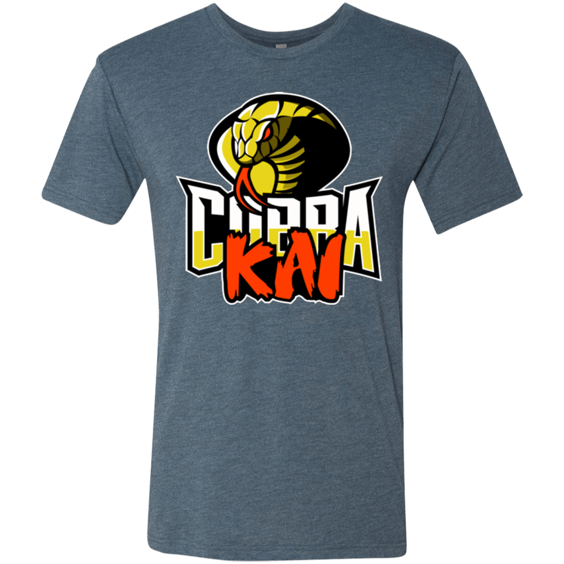 T-Shirts Indigo / S COBRA KAI Men's Triblend T-Shirt