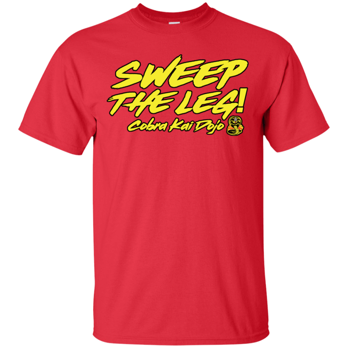 T-Shirts Red / S Cobra Kai Sweep the Leg T-Shirt