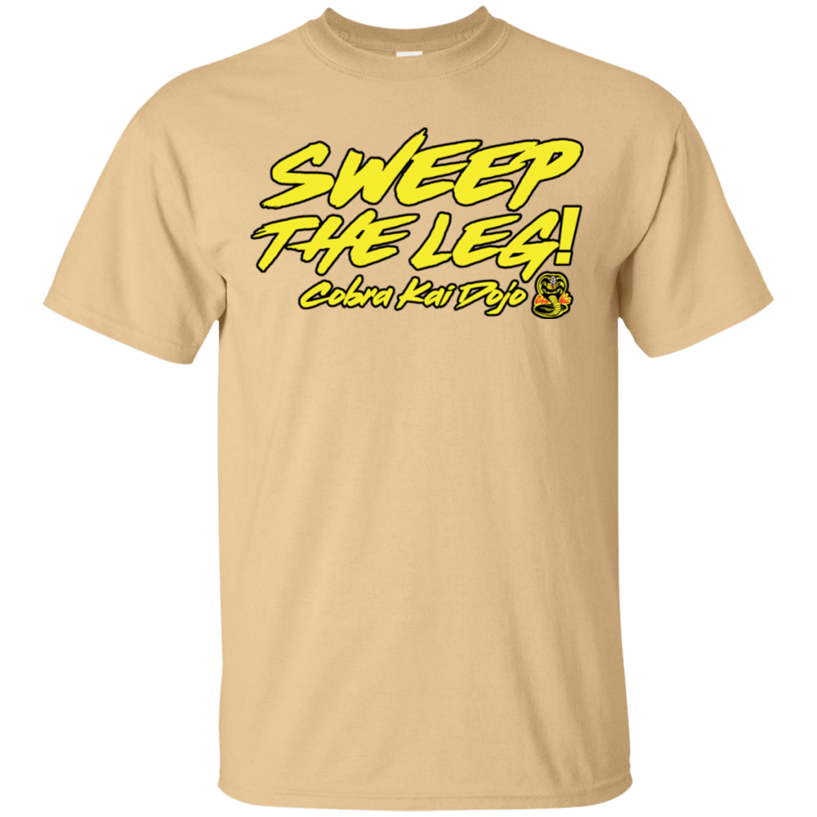 T-Shirts Vegas Gold / S Cobra Kai Sweep the Leg T-Shirt