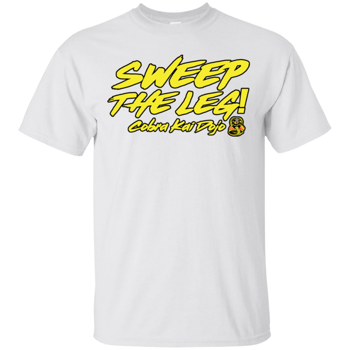 T-Shirts White / S Cobra Kai Sweep the Leg T-Shirt