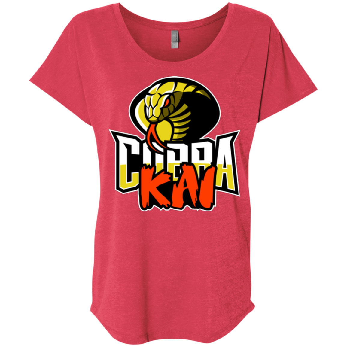 T-Shirts Vintage Red / X-Small COBRA KAI Triblend Dolman Sleeve