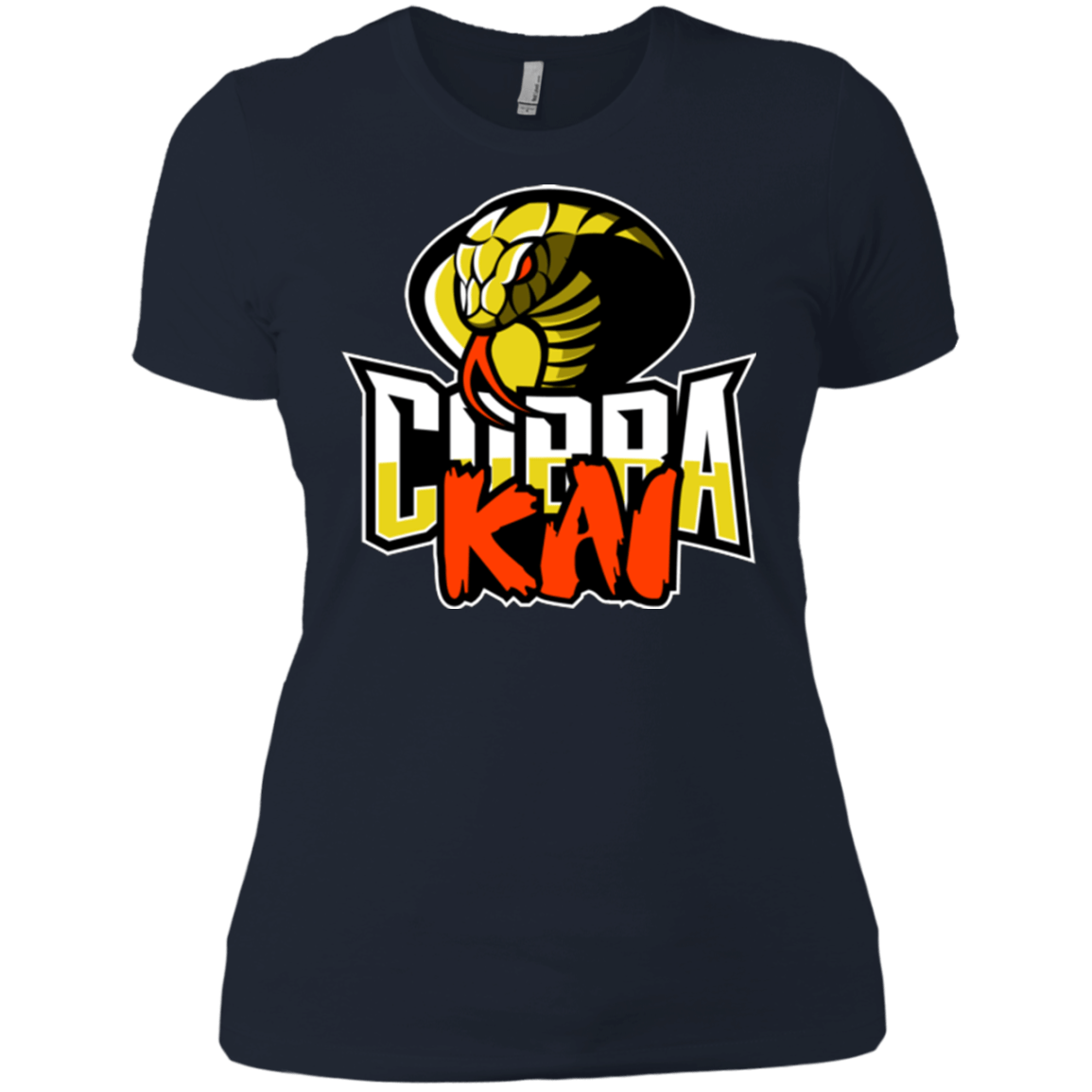 T-Shirts Midnight Navy / X-Small COBRA KAI Women's Premium T-Shirt