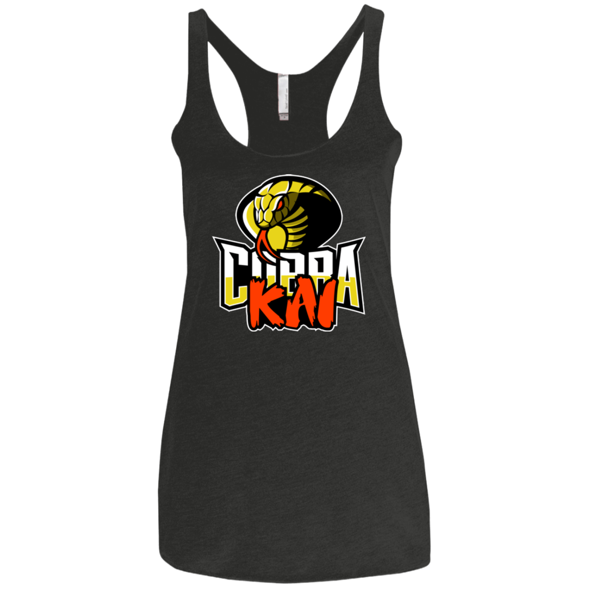 T-Shirts Vintage Black / X-Small COBRA KAI Women's Triblend Racerback Tank