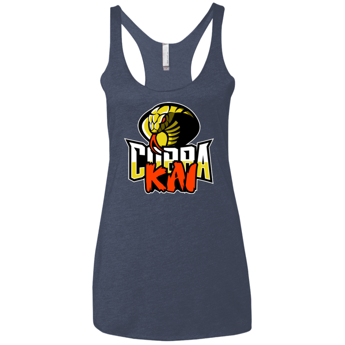 T-Shirts Vintage Navy / X-Small COBRA KAI Women's Triblend Racerback Tank