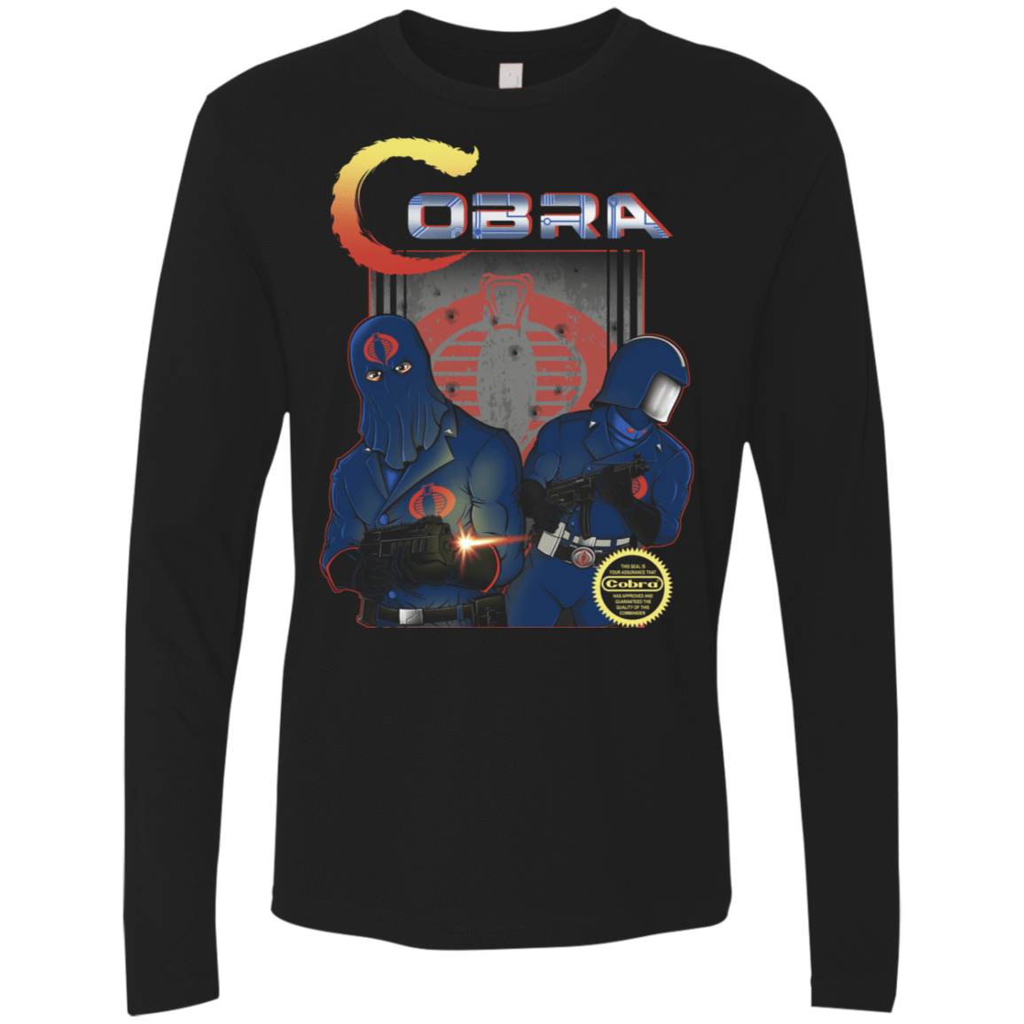 T-Shirts Black / S COBRA Men's Premium Long Sleeve