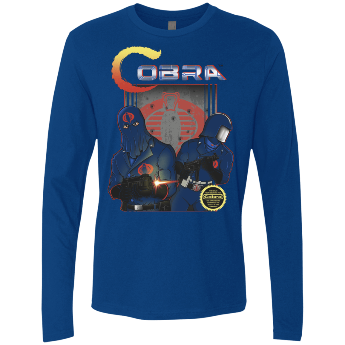T-Shirts Royal / S COBRA Men's Premium Long Sleeve